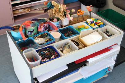 Book corner displays.