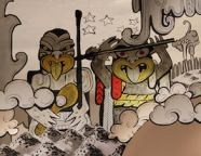 Tūmatauenga rāua ko Rongomaraeroa