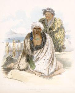 Te Heuheu and Hiwikau (Iwikau), Taupō [1844],