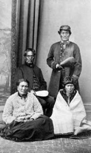 Two Ngati Toa Chiefs and their wives